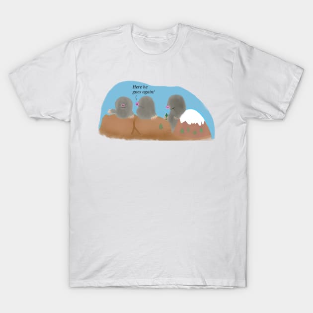 Mountain out of a molehill T-Shirt by Triple Divide